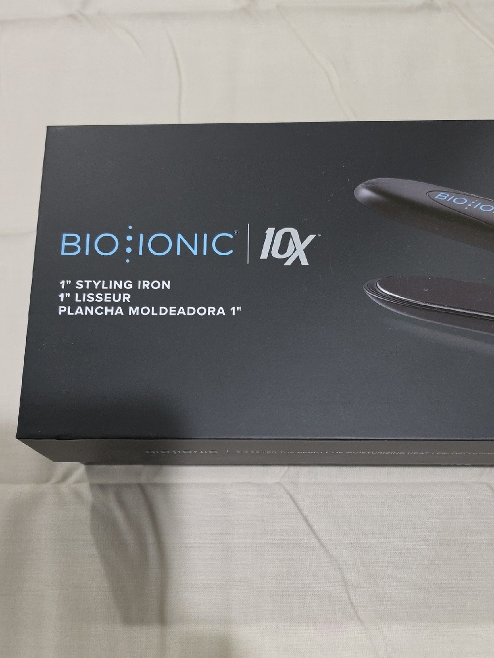 Bio Ionic 1" Black Styling Iron - 10X